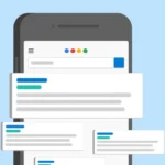 Mobile screen displaying SEO analytics and keyword rankings with a blogger working to Rank Your Blog in Australia through optimized content and strategies.