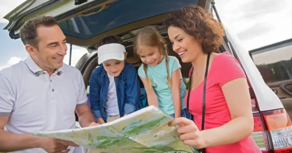 Australian family planning their vacation