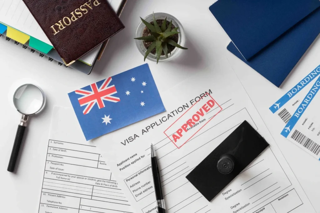Australian travel documents, visa applications