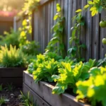 Best vegetables for small backyard garden including lettuce cherry tomatoes herbs in raised beds and containers Australia