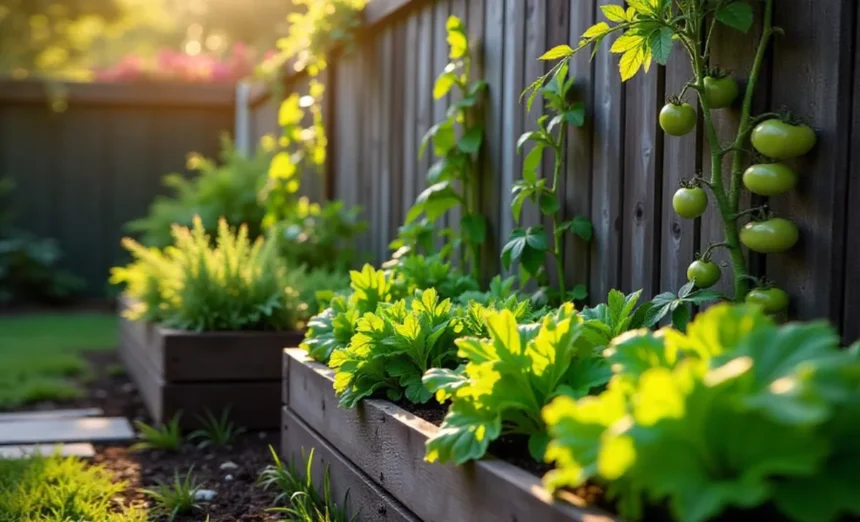 Best vegetables for small backyard garden including lettuce cherry tomatoes herbs in raised beds and containers Australia
