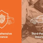Comparison chart illustrating the differences between comprehensive and third party car insurance for Queensland drivers, including coverage levels and average premiums.