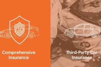 Comparison chart illustrating the differences between comprehensive and third party car insurance for Queensland drivers, including coverage levels and average premiums.