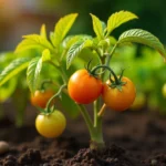 Wilted tomato plants in garden showing drooping leaves and stems caused by common growing problems