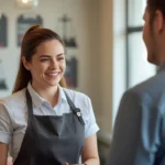 Casual worker in Australia discussing workplace rights with manager under Fair Work