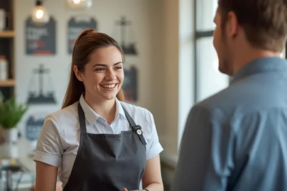 Casual worker in Australia discussing workplace rights with manager under Fair Work