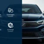 Comprehensive vs third party car insurance Australia comparison showing two policy types with cars and coverage options