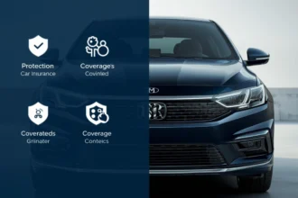 Comprehensive vs third party car insurance Australia comparison showing two policy types with cars and coverage options
