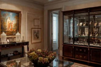 Luxury Australian home with art, jewellery, and collectibles covered by high-value home insurance.