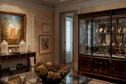 Luxury Australian home with art, jewellery, and collectibles covered by high-value home insurance.