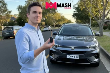 Driver holding car keys next to a friend’s car in Australia, illustrating the concept of borrowed vehicle insurance coverage.